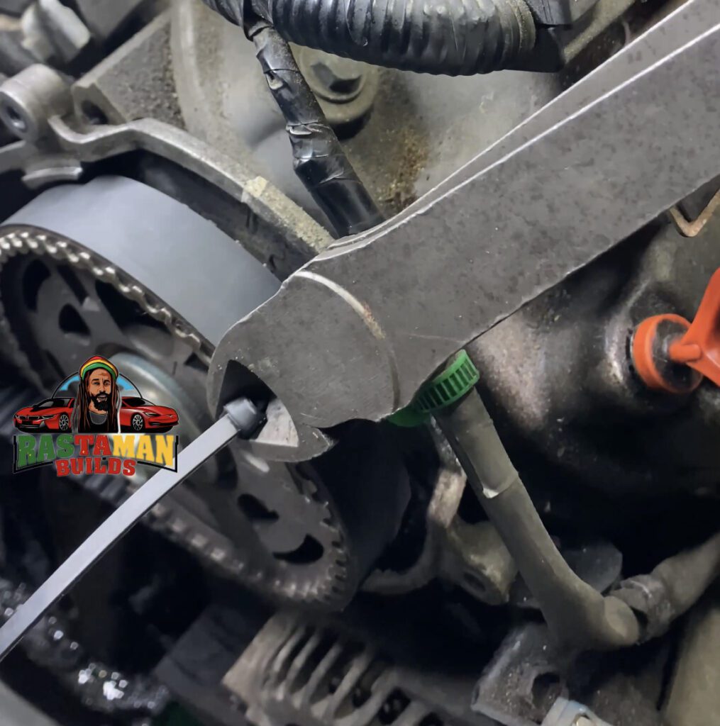 Timing Belt Using a zip Tie dykes